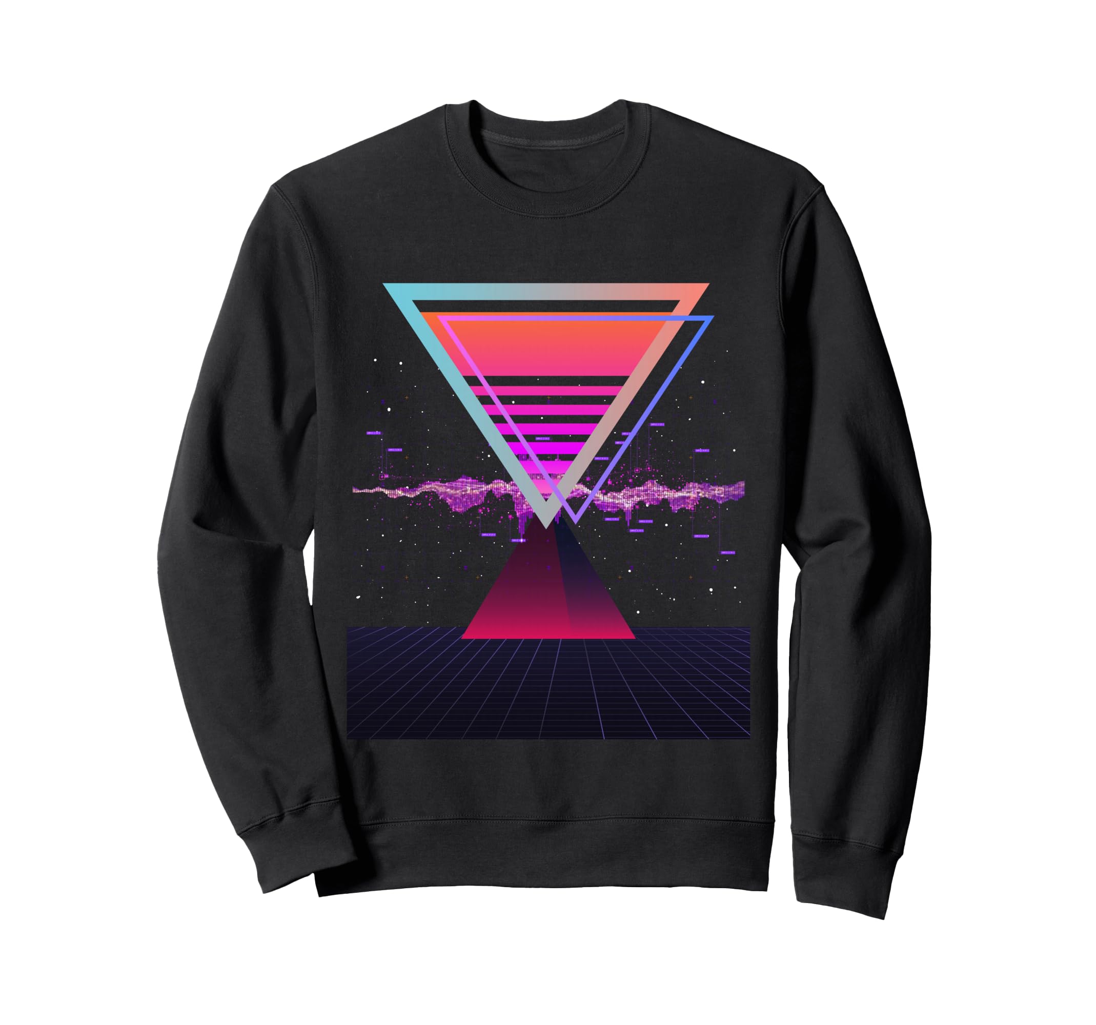 Retrowave Synthwave Vaporwave Sweatshirt - Streetwear Style for Adults - T-Shirt, Sweatshirt, Hoodie