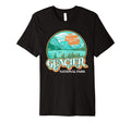 Glacier National Park Montana 80S Chill T-Shirt - Graphic Print for Adults - T-Shirt, Sweatshirt, Hoodie