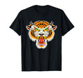 Tiger Head Traditional Tattoo T-Shirt - Casual Everyday Wear Men Women - T-Shirt, Sweatshirt, Hoodie