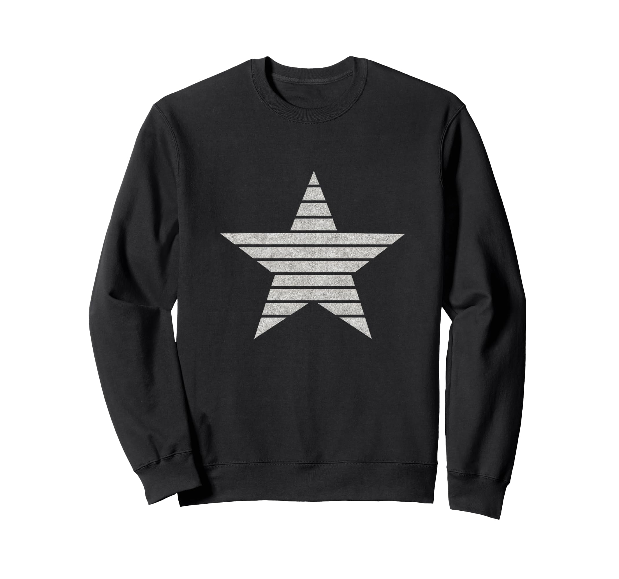 Minimalist Star Stripe Star Sweatshirt - Unique Graphic for Adults - T-Shirt, Sweatshirt, Hoodie