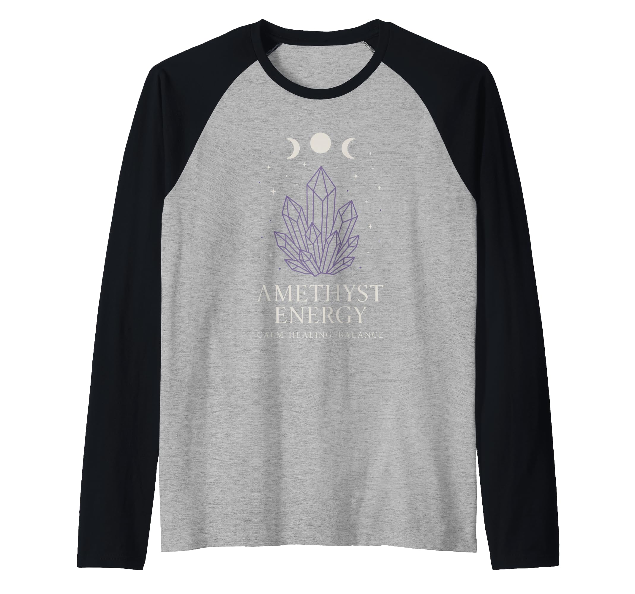 Amethyst Addict Healing Crystal Sweatshirt - Graphic Print Men Women - T-Shirt, Sweatshirt, Hoodie