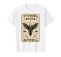Mothman Anti Social Funny Butterfly T-Shirt - Fun Novelty Design Unisex - T-Shirt, Sweatshirt, Hoodie