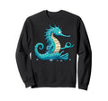 Meditation Seahorse Yoga Pose Relaxing Sweatshirt - Novelty Apparel Unisex - T-Shirt, Sweatshirt, Hoodie