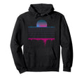 Outrun Synthwave Vaporwave Hoodie - Casual Everyday Wear Men Women - T-Shirt, Sweatshirt, Hoodie