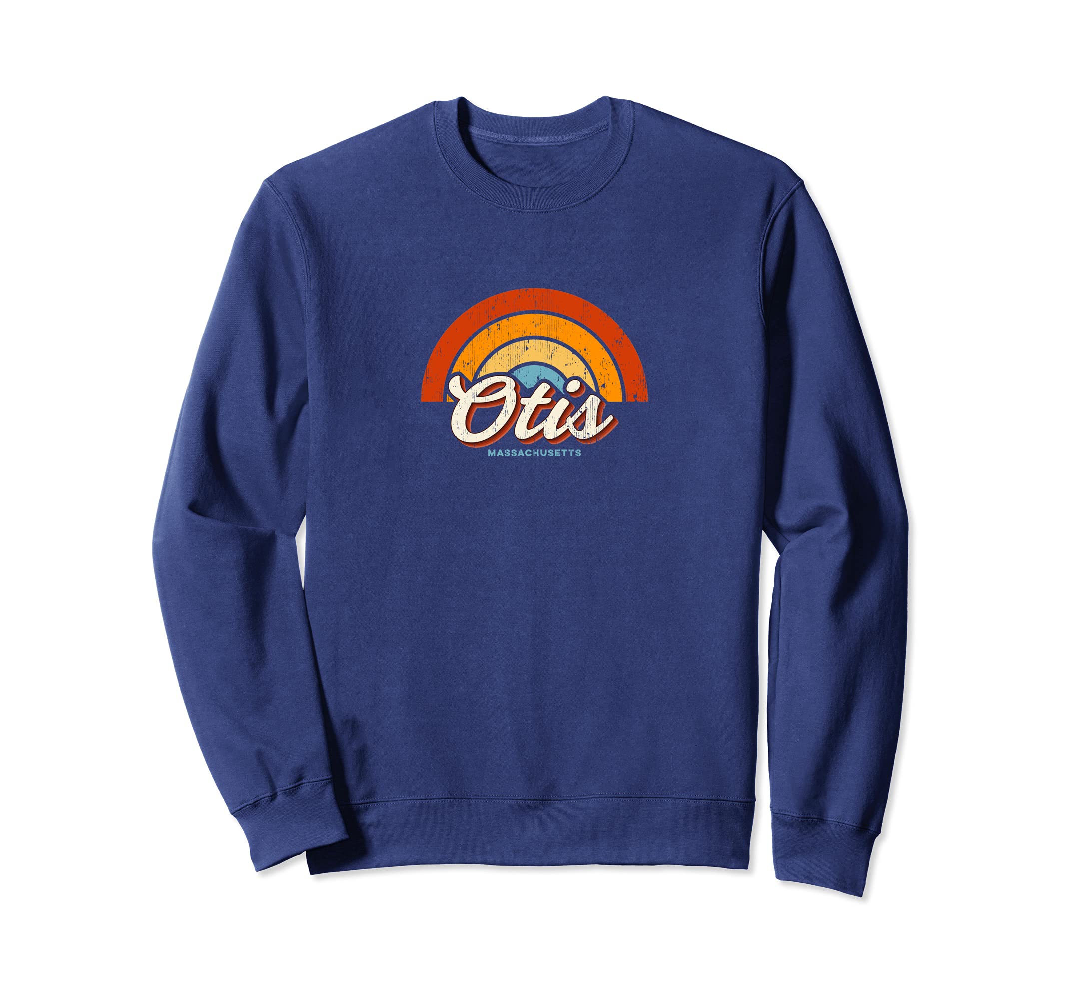 Otis Massachusetts Ma Rainbow 70S Sweatshirt - Aesthetic Graphic Unisex - T-Shirt, Sweatshirt, Hoodie