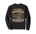 Motorcycle Rider Bike Grandpa Sweatshirt - Trendy Graphic for Adults - T-Shirt, Sweatshirt, Hoodie