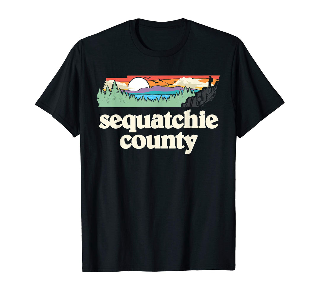 Sequatchie County Tennessee Outdoors T-Shirt - Minimalist Print Unisex - T-Shirt, Sweatshirt, Hoodie