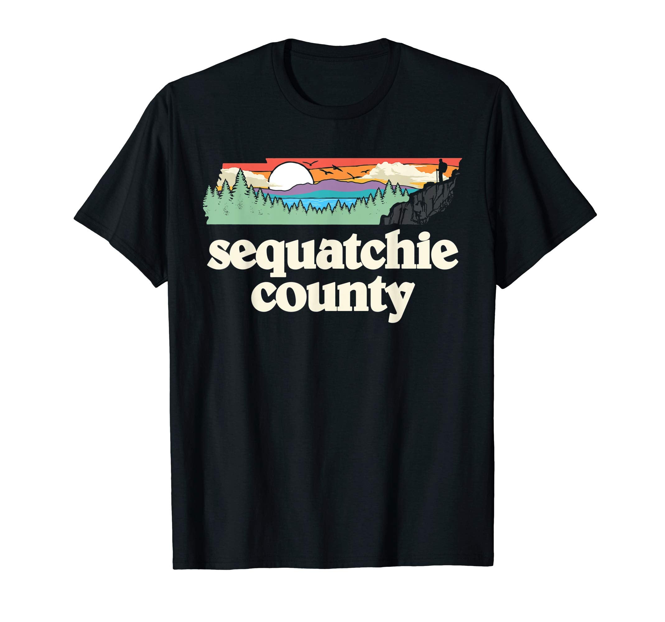 Sequatchie County Tennessee Outdoors T-Shirt - Minimalist Print Unisex - T-Shirt, Sweatshirt, Hoodie