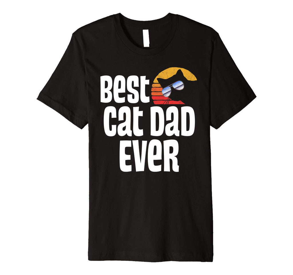Best Cat Dad Ever Funny Father Day T-Shirt - Aesthetic Graphic for Adults - T-Shirt, Sweatshirt, Hoodie