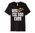 Best Cat Dad Ever Funny Father Day T-Shirt - Aesthetic Graphic for Adults - T-Shirt, Sweatshirt, Hoodie