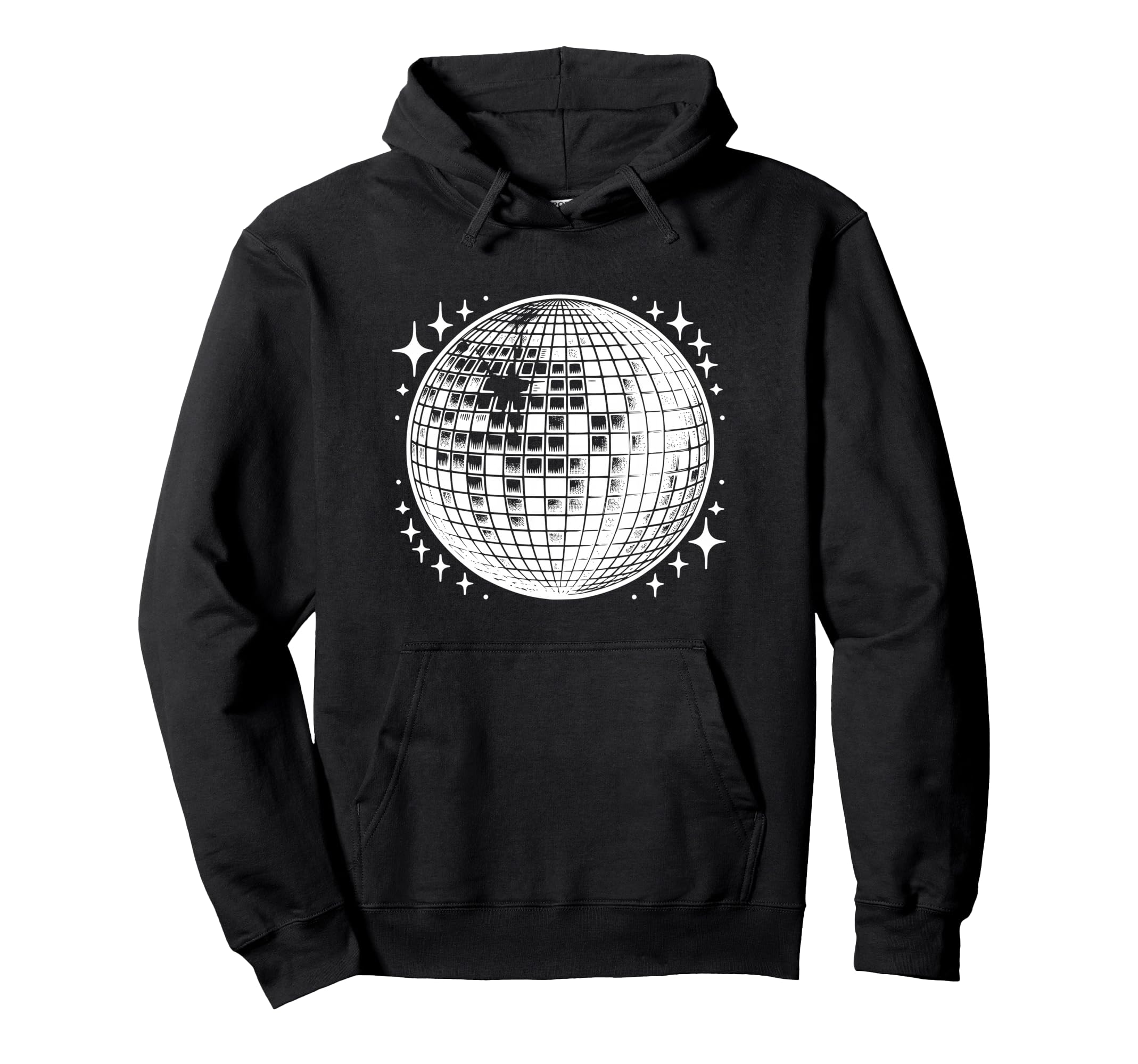 Disco Ball Hoodie - Streetwear Style for Adults - T-Shirt, Sweatshirt, Hoodie