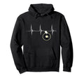 Record Player Heartbeat Ekg Pulse Hoodie - Fun Novelty Design Unisex - T-Shirt, Sweatshirt, Hoodie