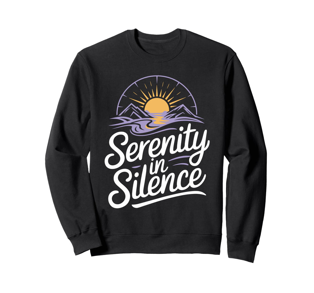 Silent Retreat Participants Sweatshirt - Fun Novelty Design for Adults - T-Shirt, Sweatshirt, Hoodie