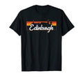 Edinburgh Scotland Sunset Skyline T-Shirt - Graphic Print Unisex - T-Shirt, Sweatshirt, Hoodie