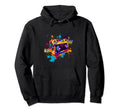 80S 1980S Splash Drip Art Boom Box Hoodie - Novelty Apparel Men Women - T-Shirt, Sweatshirt, Hoodie
