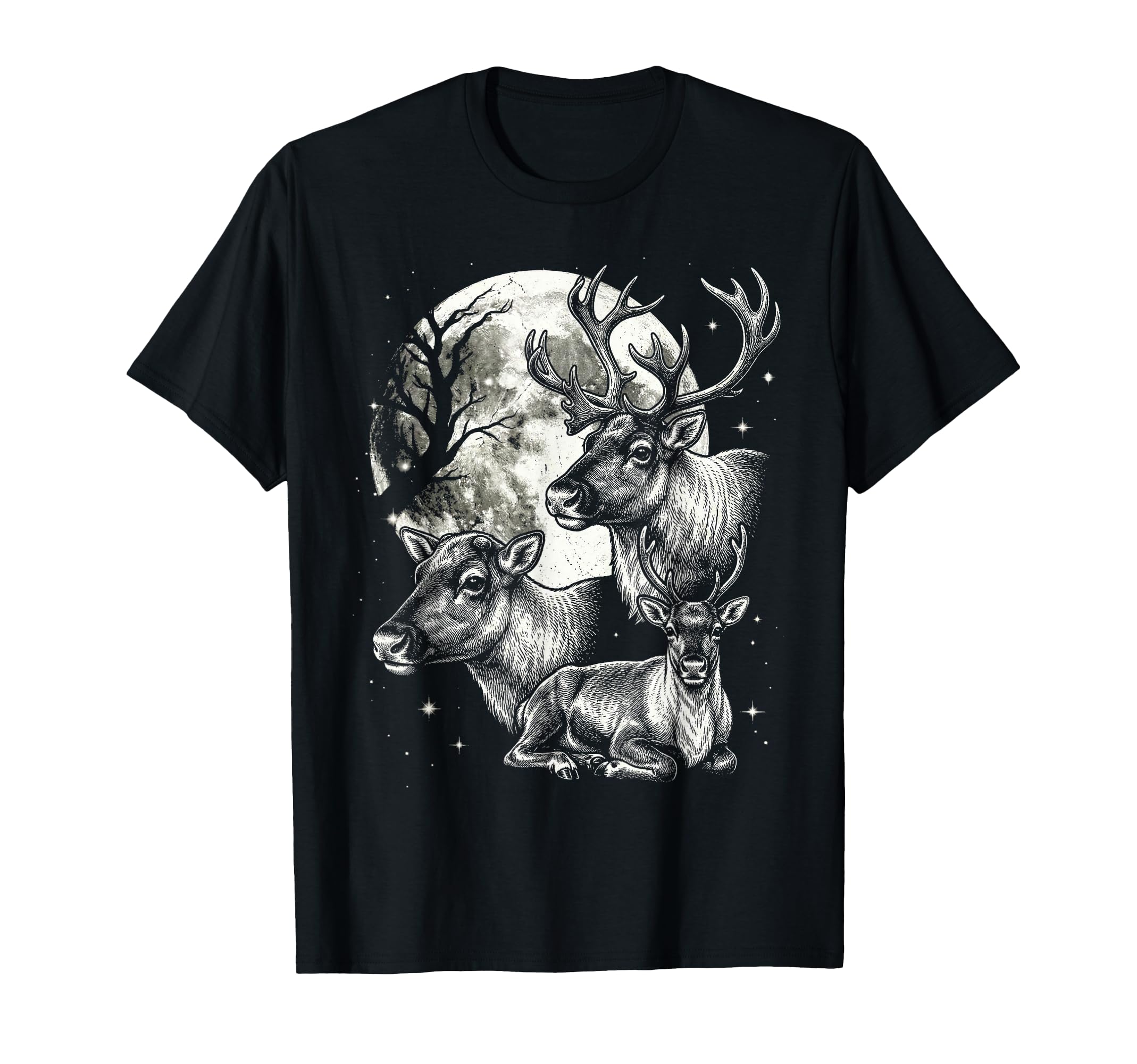 Reindeer 90S Aesthetic Y2K Reindeer T-Shirt - Fun Novelty Design for Adults - T-Shirt, Sweatshirt, Hoodie