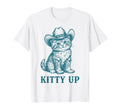 Cowboy Cat Kitty Up Western Cat Funny T-Shirt - Unique Graphic Unisex - T-Shirt, Sweatshirt, Hoodie