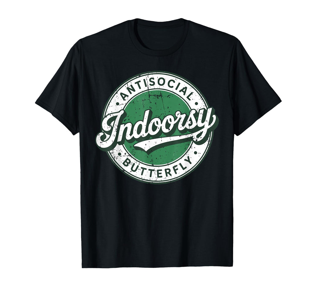 Indoorsy Antisocial Butterfly Antisocial T-Shirt - Custom Art Print Unisex - T-Shirt, Sweatshirt, Hoodie