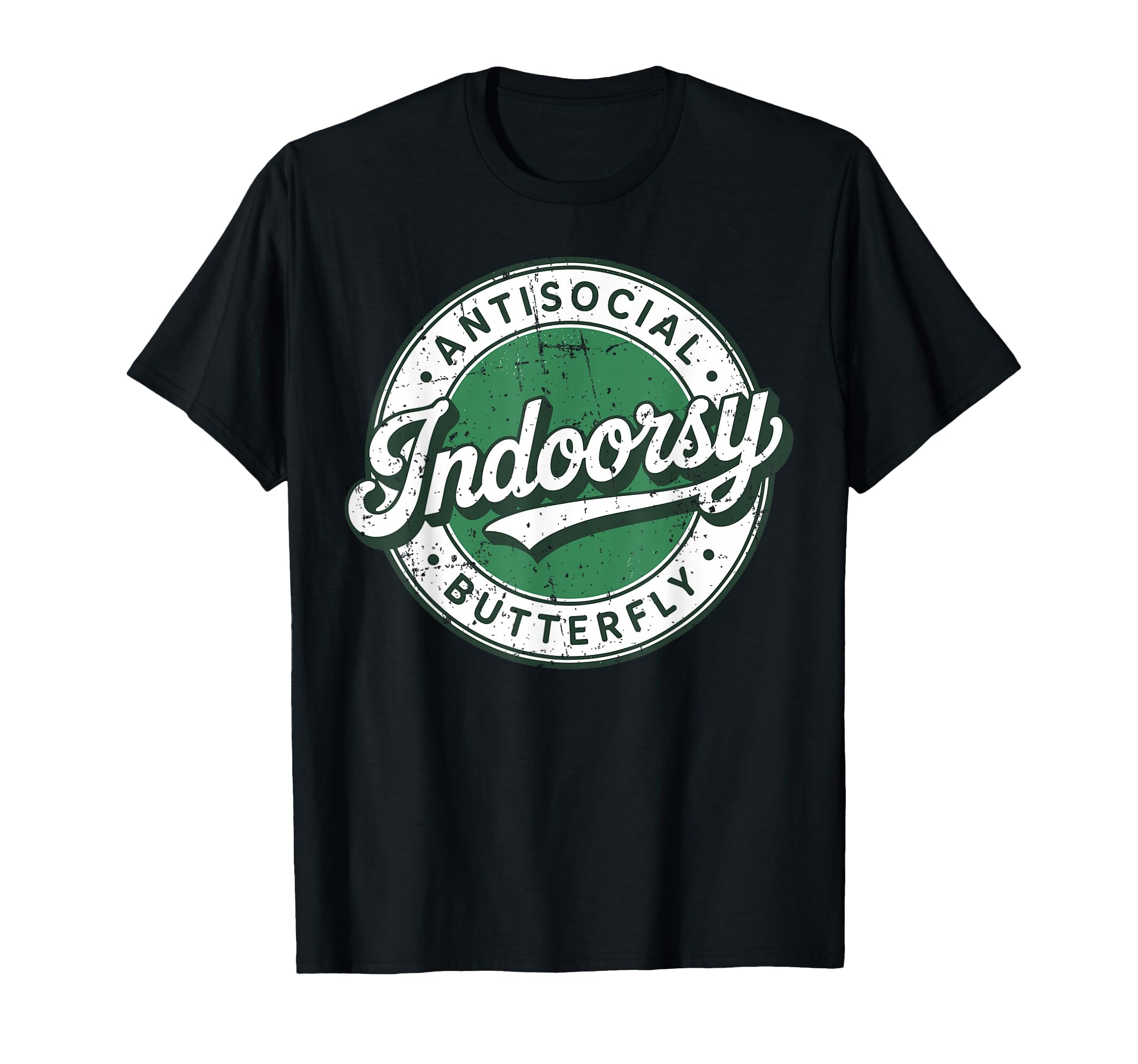 Indoorsy Antisocial Butterfly Antisocial T-Shirt - Custom Art Print Unisex - T-Shirt, Sweatshirt, Hoodie