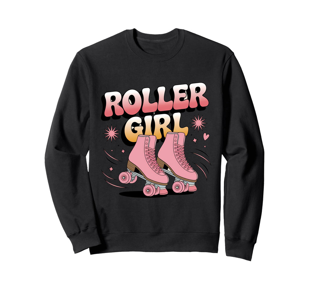 Roller Skater 70S 80S 90S Roller Skates Sweatshirt - Trendy Graphic Unisex - T-Shirt, Sweatshirt, Hoodie