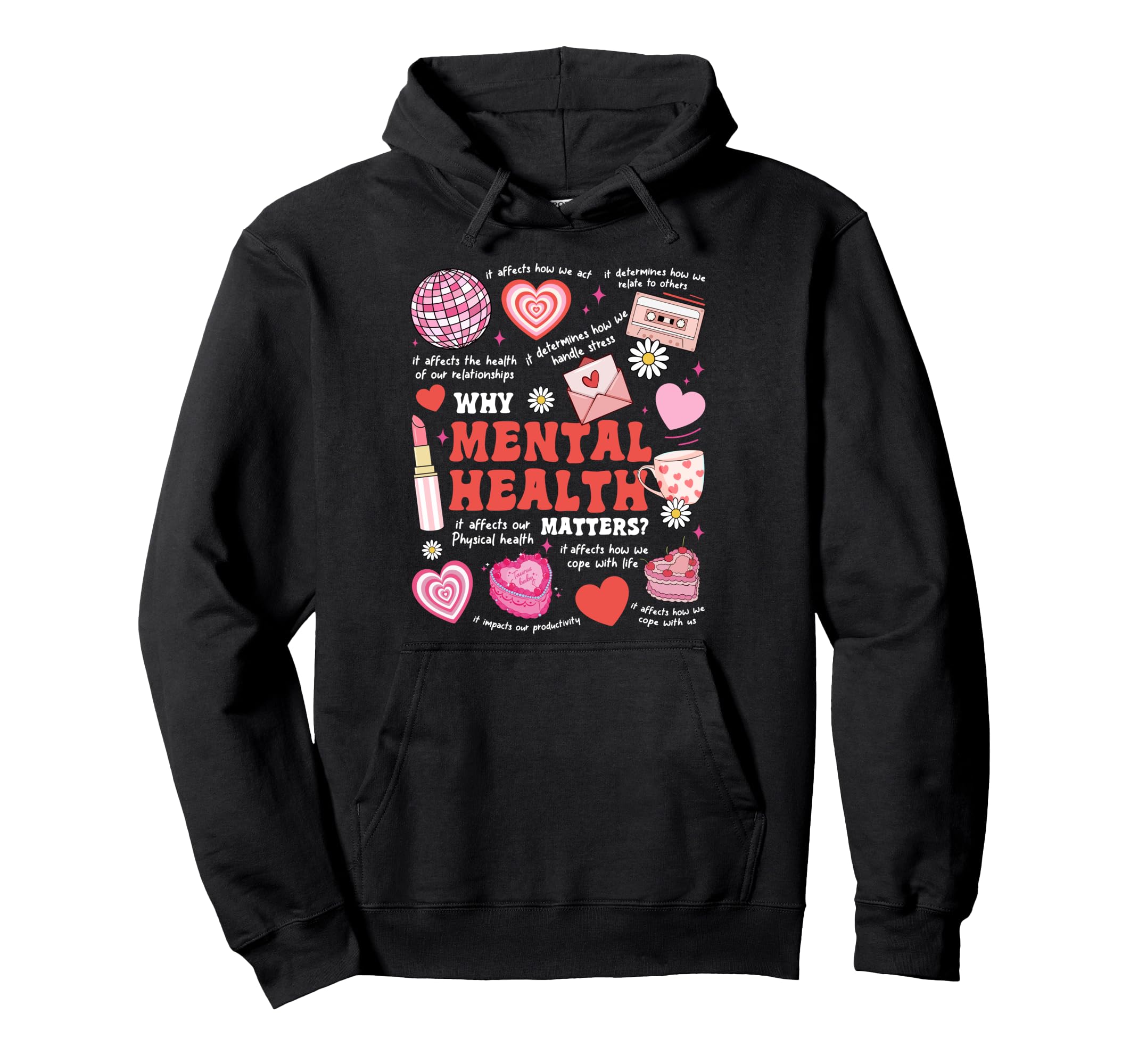 Mental Health Awareness Ribbon Items T-Shirt - Aesthetic Graphic Unisex - T-Shirt, Sweatshirt, Hoodie