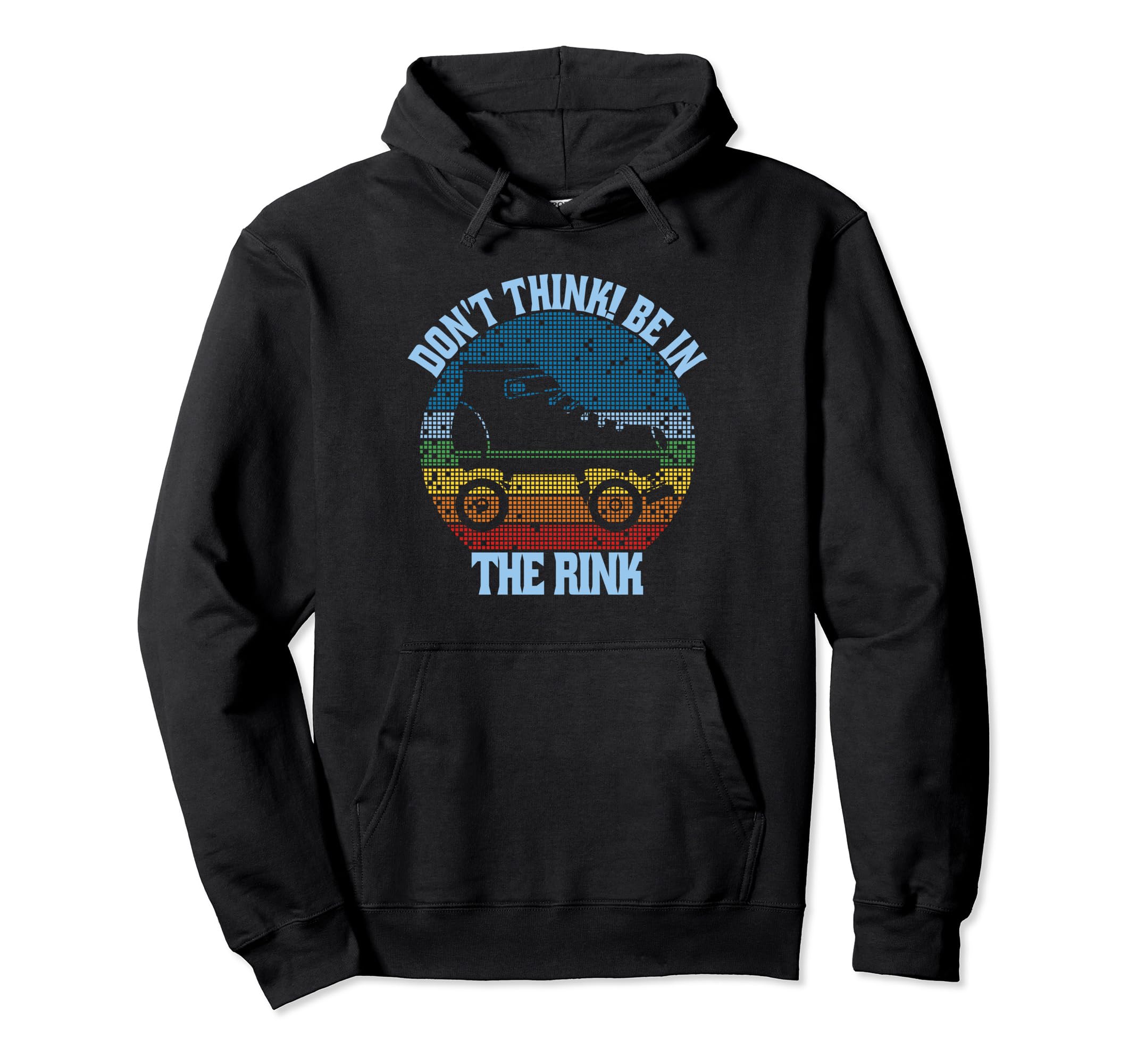 Roller Skate Rink Roller Blade Derby Hoodie - Fun Novelty Design Men Women - T-Shirt, Sweatshirt, Hoodie