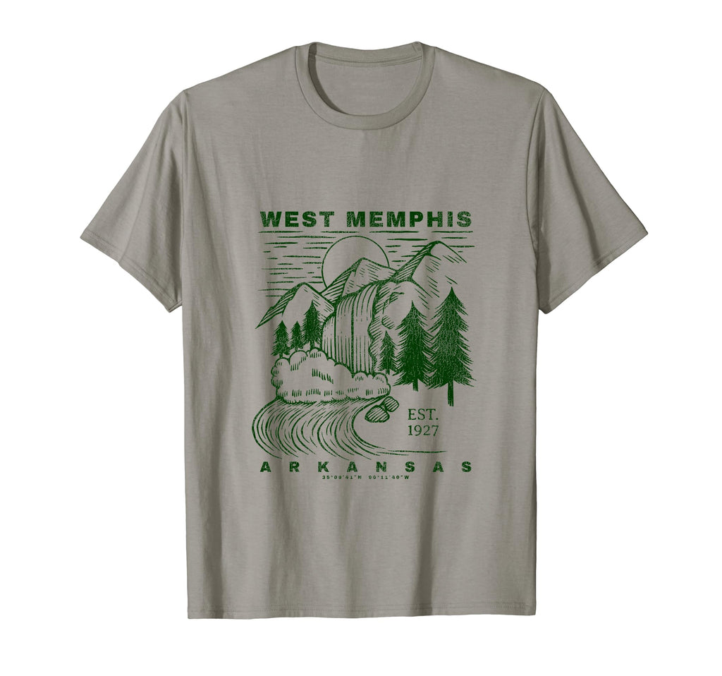 West Memphis Arkansas Neat Souvenir T-Shirt - Novelty Apparel for Adults - T-Shirt, Sweatshirt, Hoodie