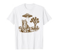 Ufo Cowboy Cat Western T-Shirt - Fun Novelty Design Men Women - T-Shirt, Sweatshirt, Hoodie