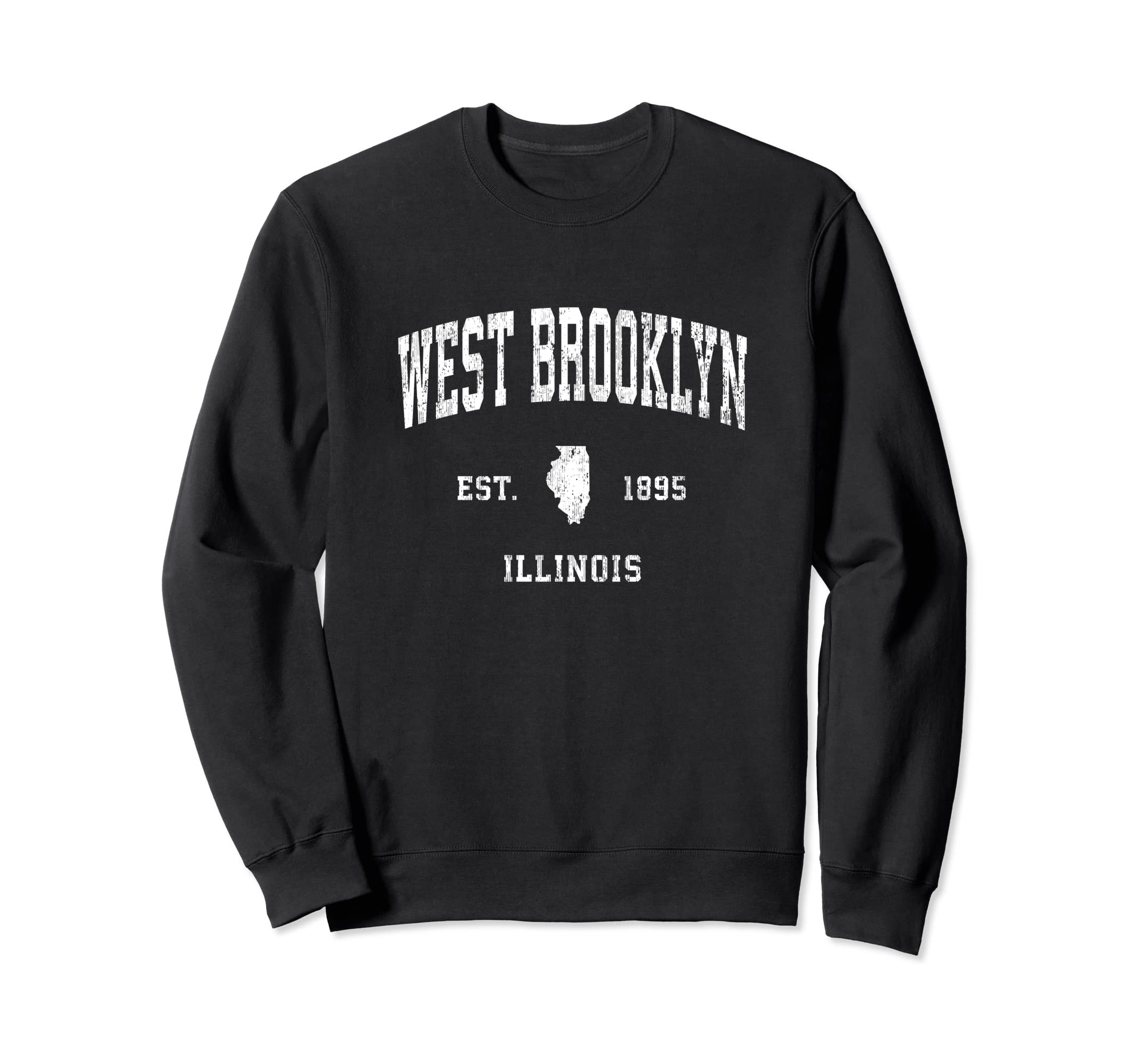 West Brooklyn Illinois Il Athletic Sweatshirt - Novelty Apparel Unisex - T-Shirt, Sweatshirt, Hoodie