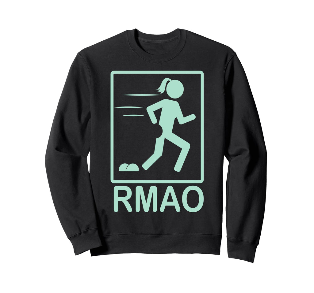 Trendy Runner Sign Rmao Sweatshirt - Graphic Print for Adults - T-Shirt, Sweatshirt, Hoodie