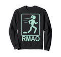 Trendy Runner Sign Rmao Sweatshirt - Graphic Print for Adults - T-Shirt, Sweatshirt, Hoodie