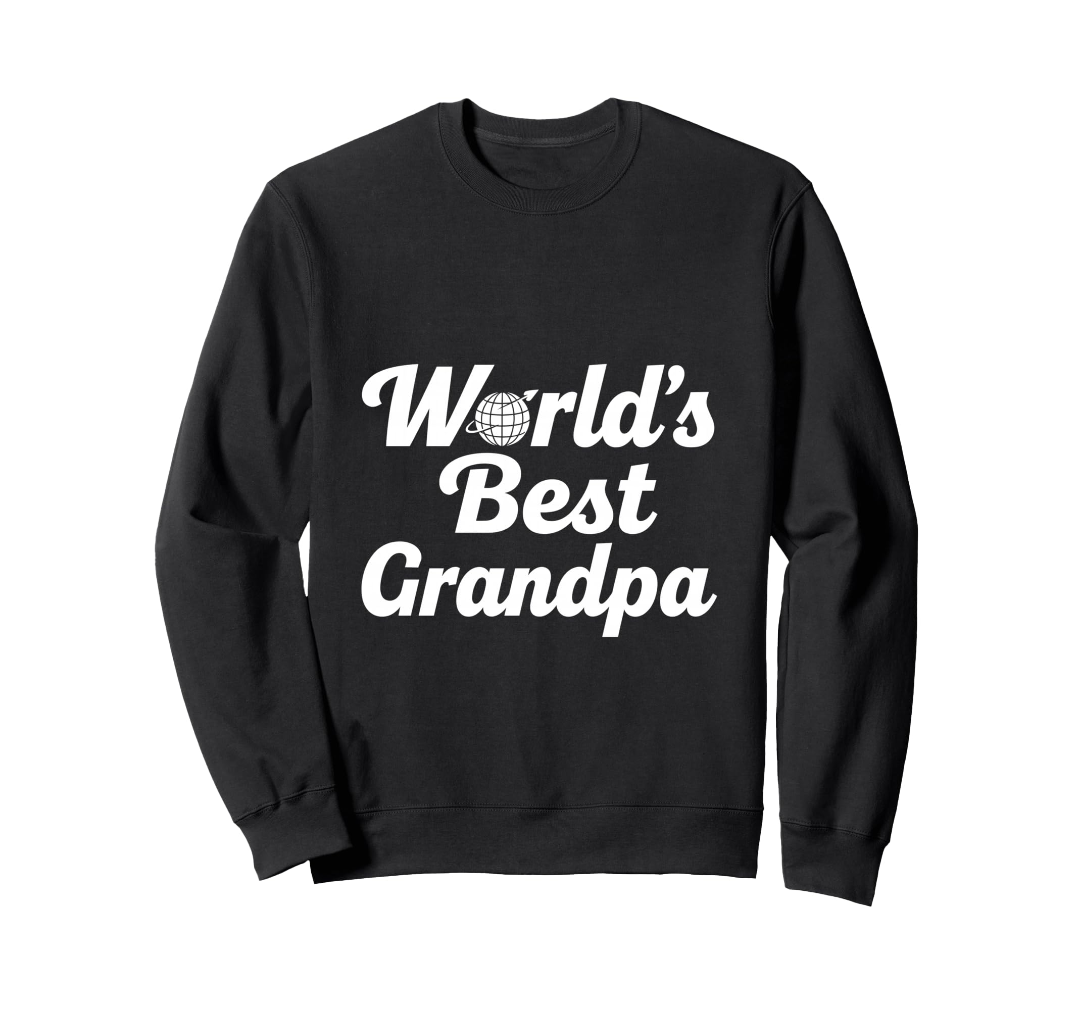Grandpa Legend Script Globe Sweatshirt - Streetwear Style for Adults - T-Shirt, Sweatshirt, Hoodie