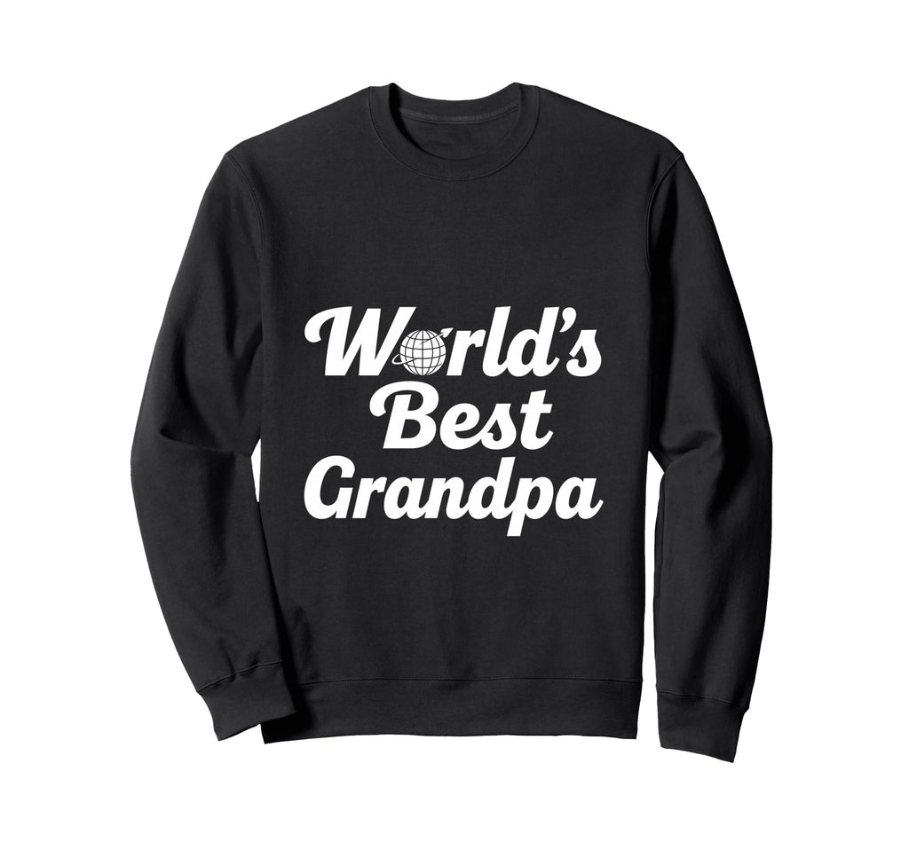 Grandpa Legend Script Globe Sweatshirt - Aesthetic Graphic Unisex - T-Shirt, Sweatshirt, Hoodie