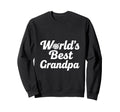 Grandpa Legend Script Globe Sweatshirt - Aesthetic Graphic Unisex - T-Shirt, Sweatshirt, Hoodie