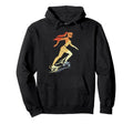 Female Roller Skater Hoodie - Streetwear Style Unisex - T-Shirt, Sweatshirt, Hoodie