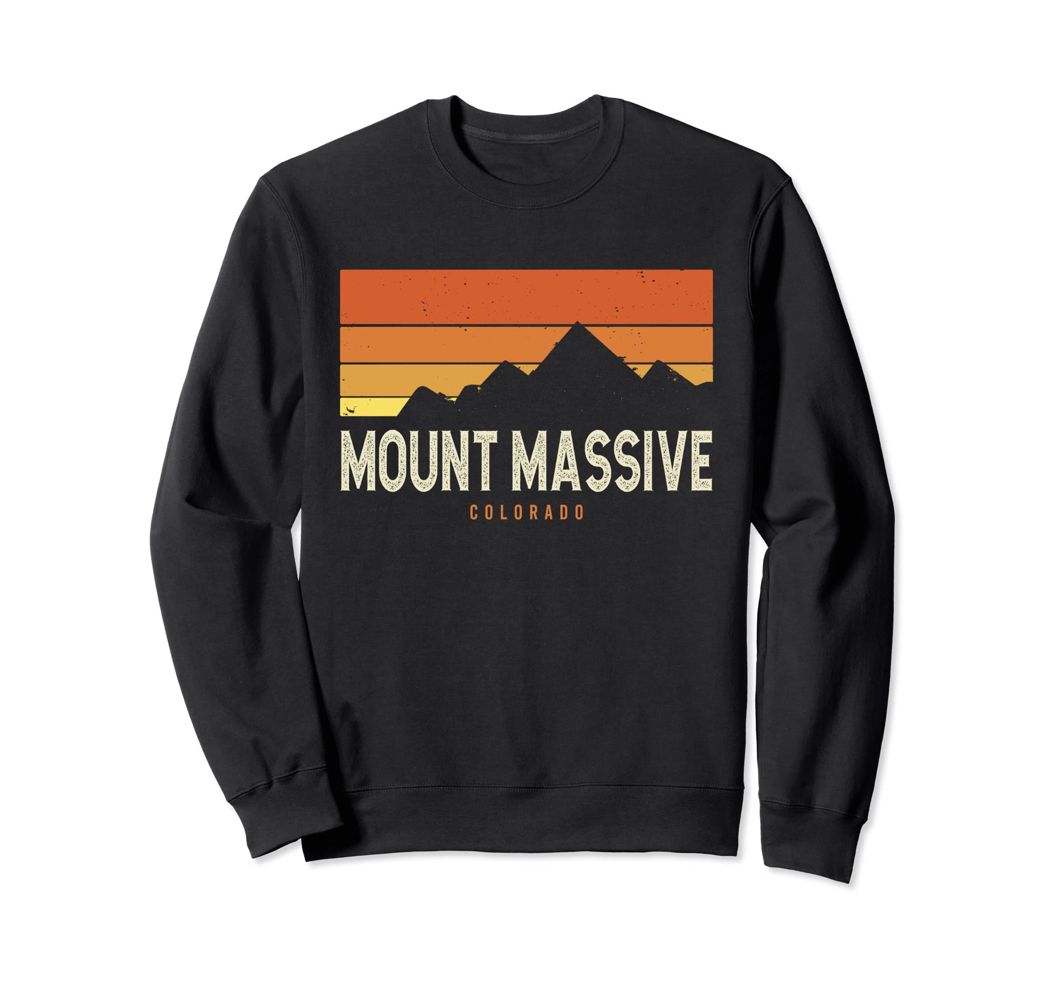 Mount Massive Colorado Mountains Sweatshirt - Casual Everyday Wear Unisex - T-Shirt, Sweatshirt, Hoodie