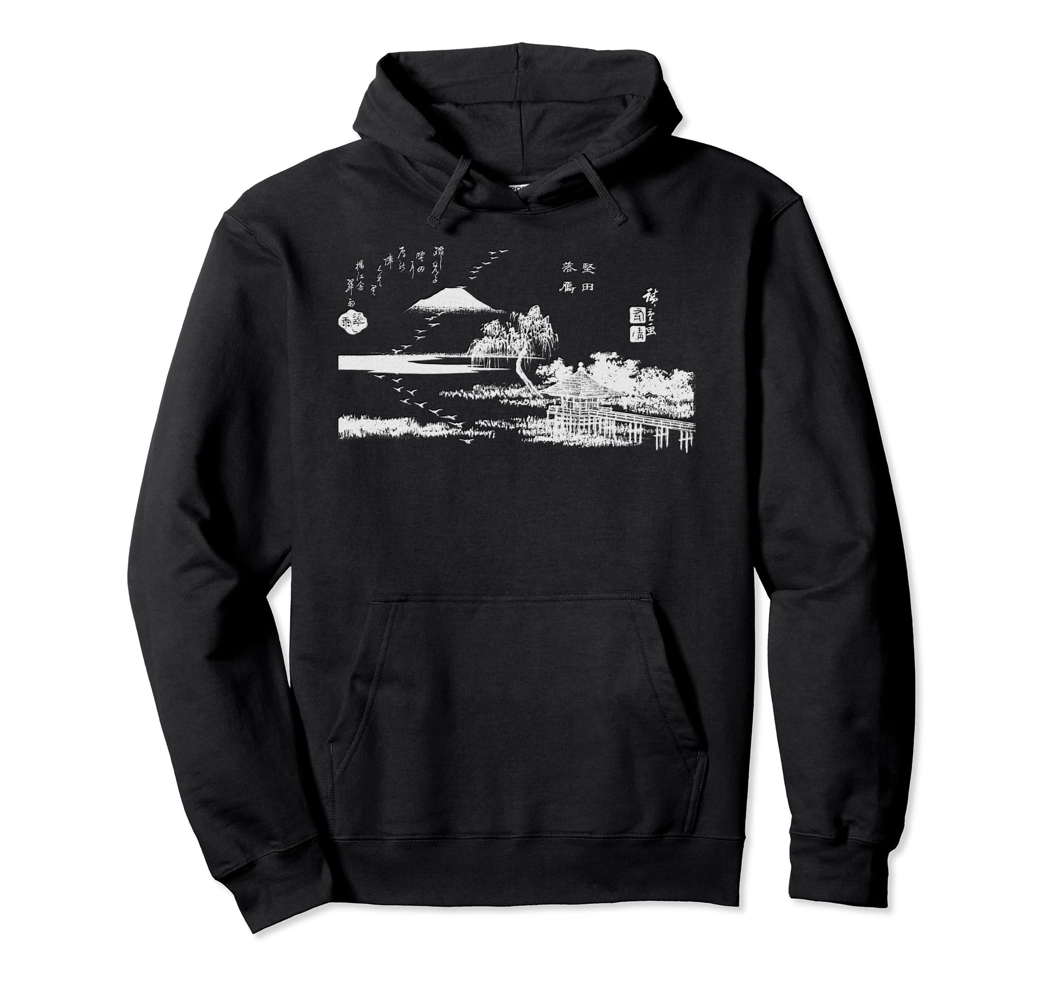 Famous Art Birds Katata Hiroshige Hoodie - Fun Novelty Design Men Women - T-Shirt, Sweatshirt, Hoodie