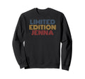 Jenna Rainbow Name Typography Sweatshirt - Custom Art Print for Adults - T-Shirt, Sweatshirt, Hoodie