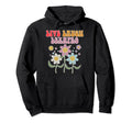 Live Laugh Lexapro Groovy Mental Health Hoodie - Unique Graphic Men Women - T-Shirt, Sweatshirt, Hoodie