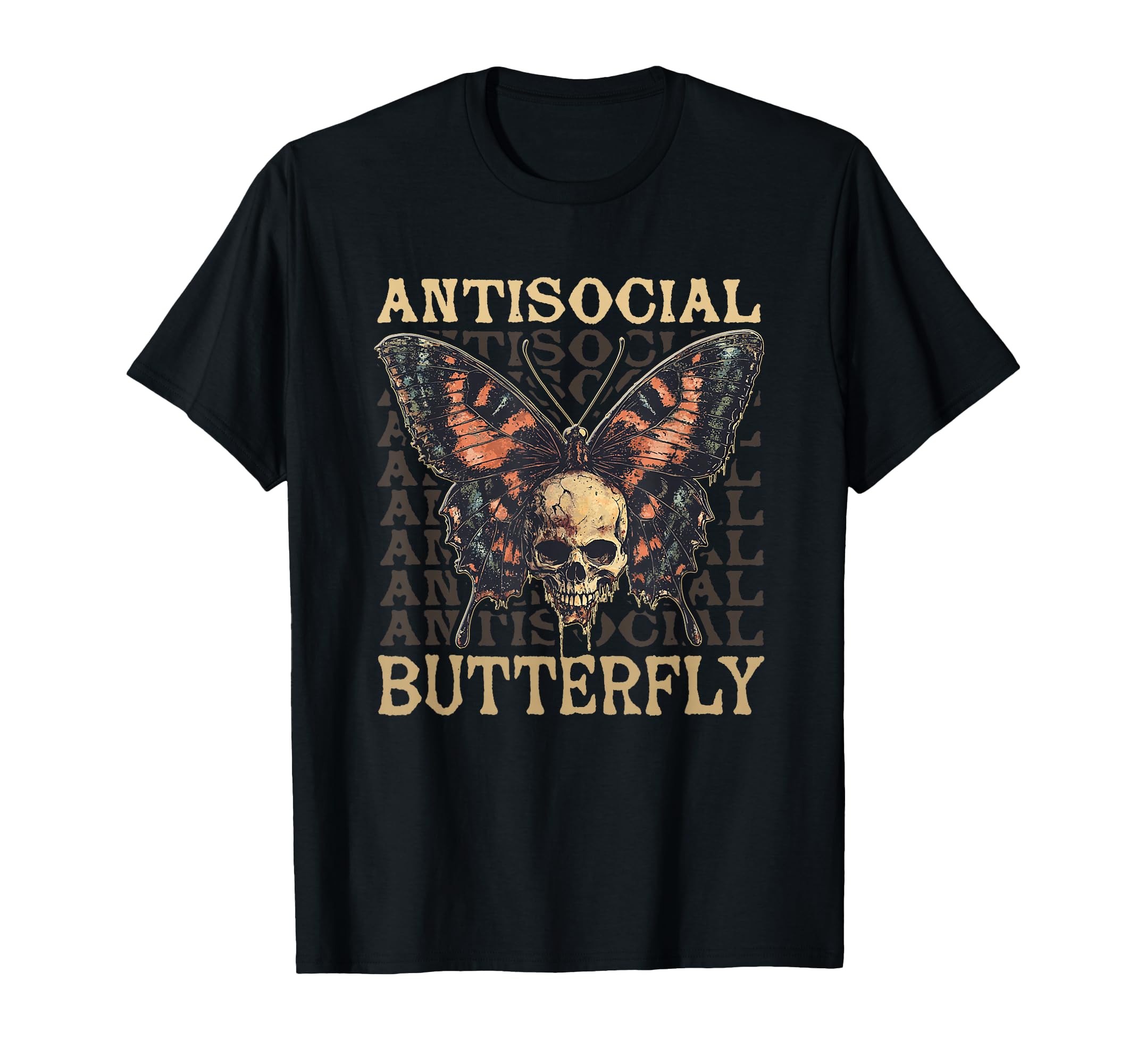 Antisocial Butterfly Gift Hoodie - Trendy Graphic Unisex - T-Shirt, Sweatshirt, Hoodie