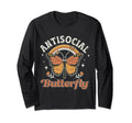 Antisocial Butterfly Funny Introvert T-Shirt - Aesthetic Graphic for Adults - T-Shirt, Sweatshirt, Hoodie