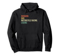 Husband Dad Motorcycle Racing Legend Hoodie - Streetwear Style Men Women - T-Shirt, Sweatshirt, Hoodie