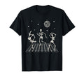 Skeletons Dancing Club Disco Ball T-Shirt - Minimalist Print Unisex - T-Shirt, Sweatshirt, Hoodie