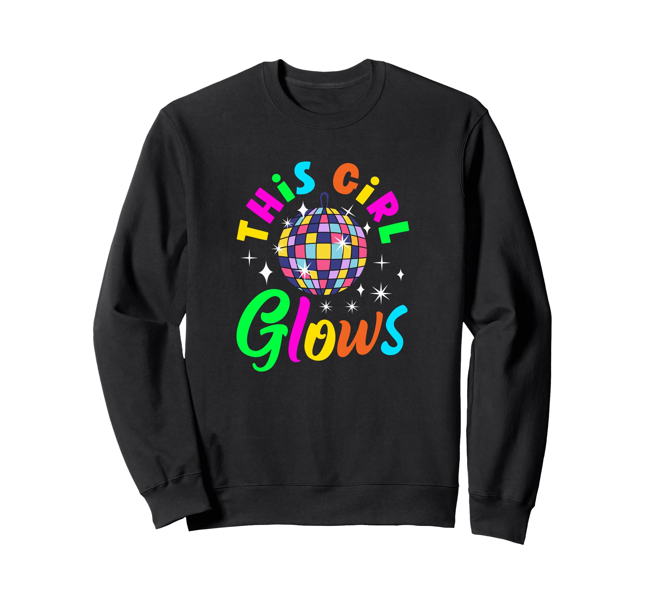 Back To 80S Disco Ball Sweatshirt - Casual Everyday Wear for Adults - T-Shirt, Sweatshirt, Hoodie