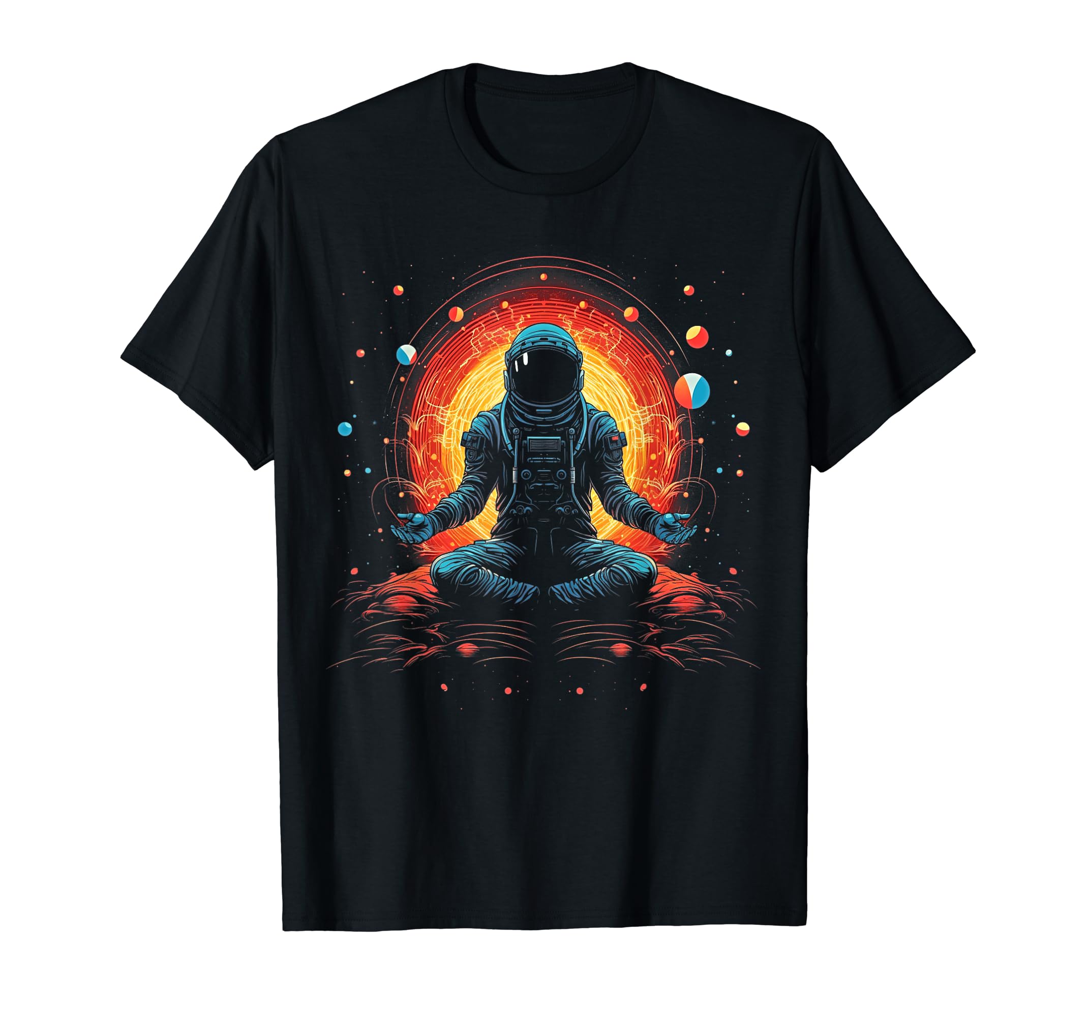 Synthwave Astronaut Cyberpunk 80S Sci Fi 42 T-Shirt - Graphic Print Unisex - T-Shirt, Sweatshirt, Hoodie