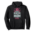 Motorcycle Biker Mom Best Biker Mom Hoodie - Fun Novelty Design Men Women - T-Shirt, Sweatshirt, Hoodie