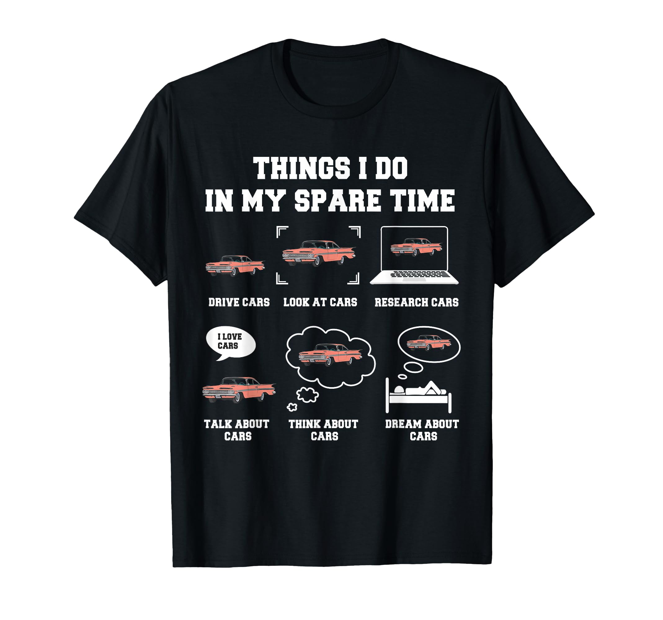 1959 59 Impala I Do My Space Time T-Shirt - Casual Everyday Wear Men Women - T-Shirt, Sweatshirt, Hoodie