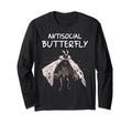 Mothman Antisocial Butterfly Introvert T-Shirt - Novelty Apparel Men Women - T-Shirt, Sweatshirt, Hoodie