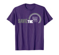 Save Stick Manual Transmission Three T-Shirt - Novelty Apparel Men Women - T-Shirt, Sweatshirt, Hoodie