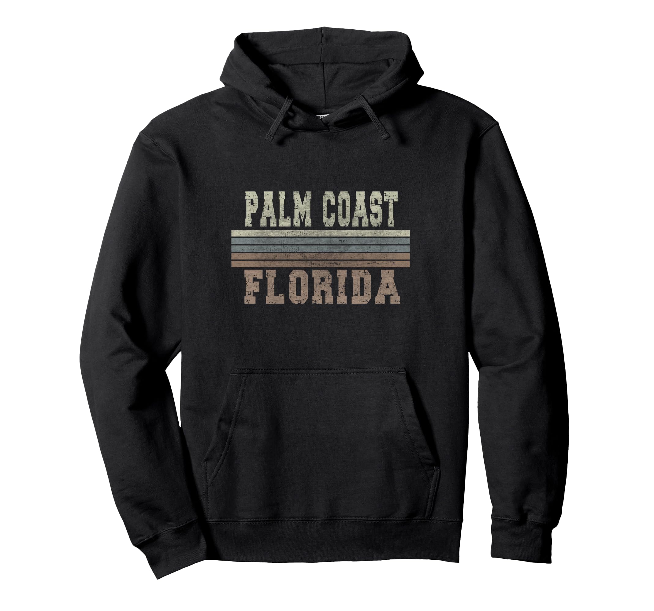 Palm Coast Florida Hoodie - Minimalist Print for Adults - T-Shirt, Sweatshirt, Hoodie